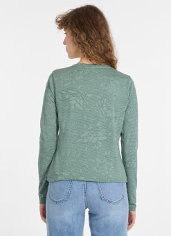 Ragwear Damen Langarmshirt Pinkki Print 2521-25012