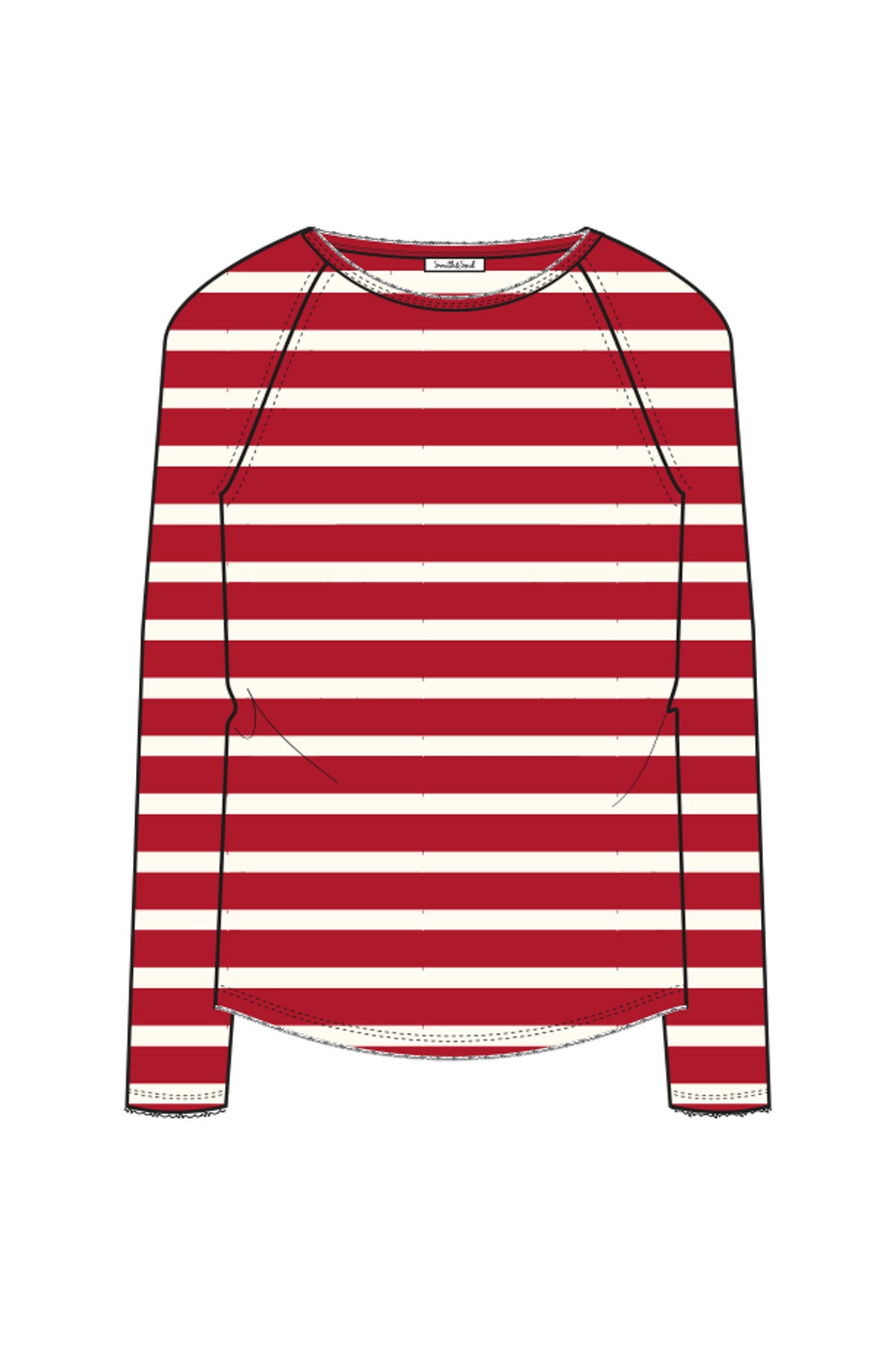 Smith & Soul Damen Langarmshirt 0925-1013