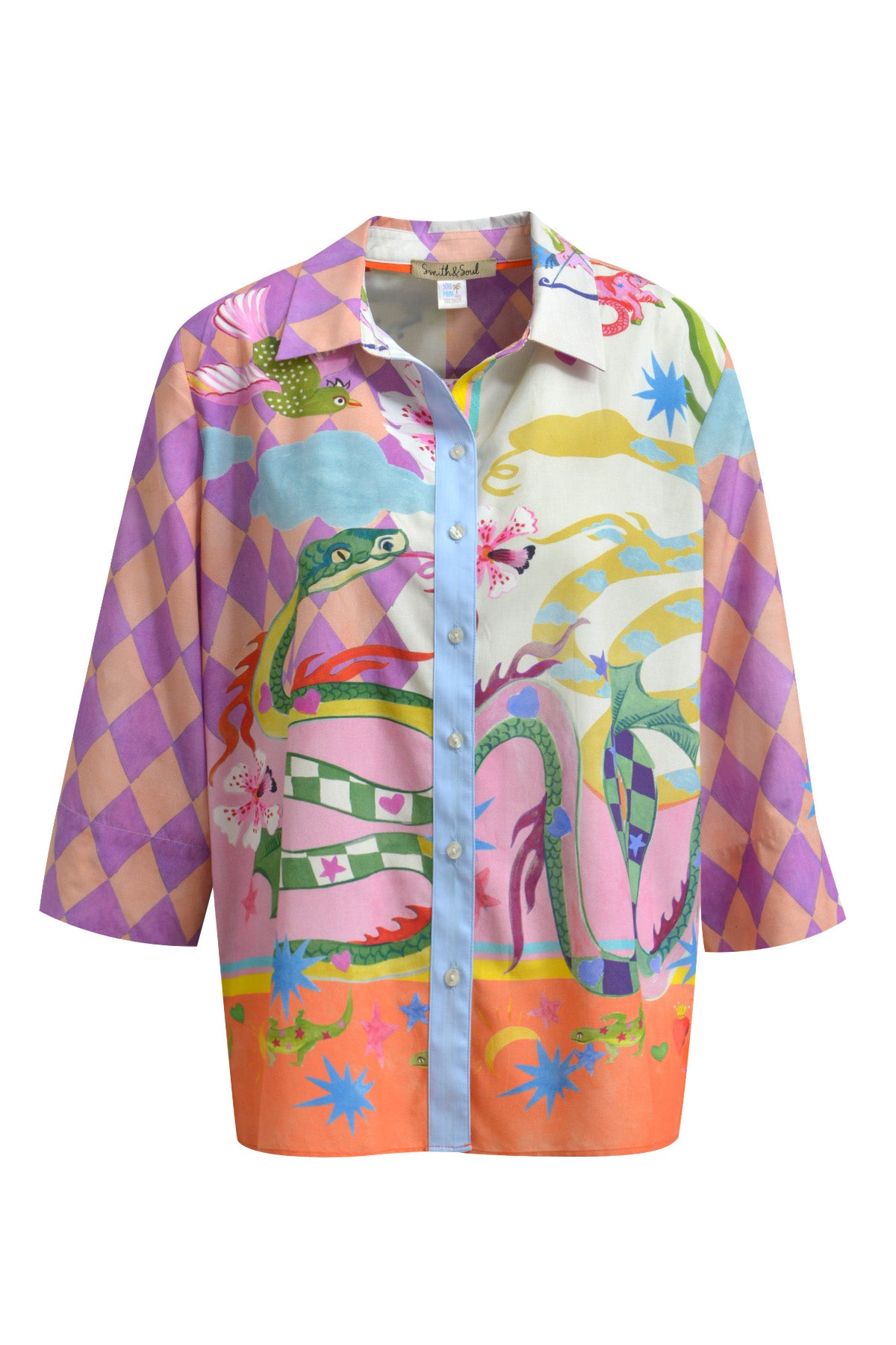 Smith & Soul Damen Bluse 0425-0400