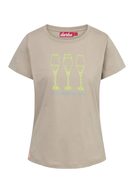 Derbe Damen T-Shirt die Klügere W-03-TS