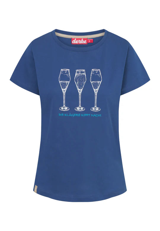 Derbe Damen T-Shirt die Klügere W-03-TS