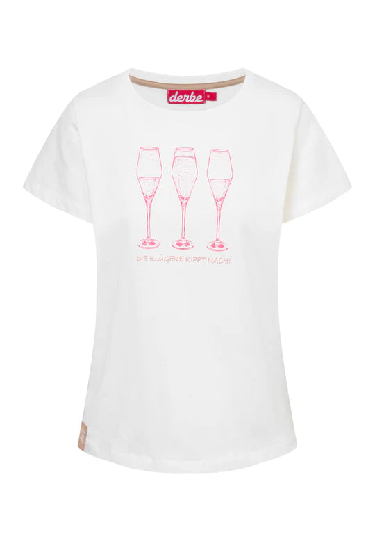Derbe Damen T-Shirt die Klügere W-03-TS