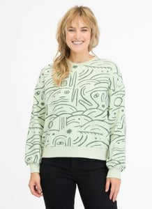 Ragwear Damen Sweatshirt Wuss Print 2511-30006