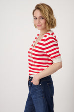 Monari Damen Kurzarm Pullover 409958