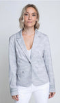 Zhrill Damen Blazer Betsy Silver Grey