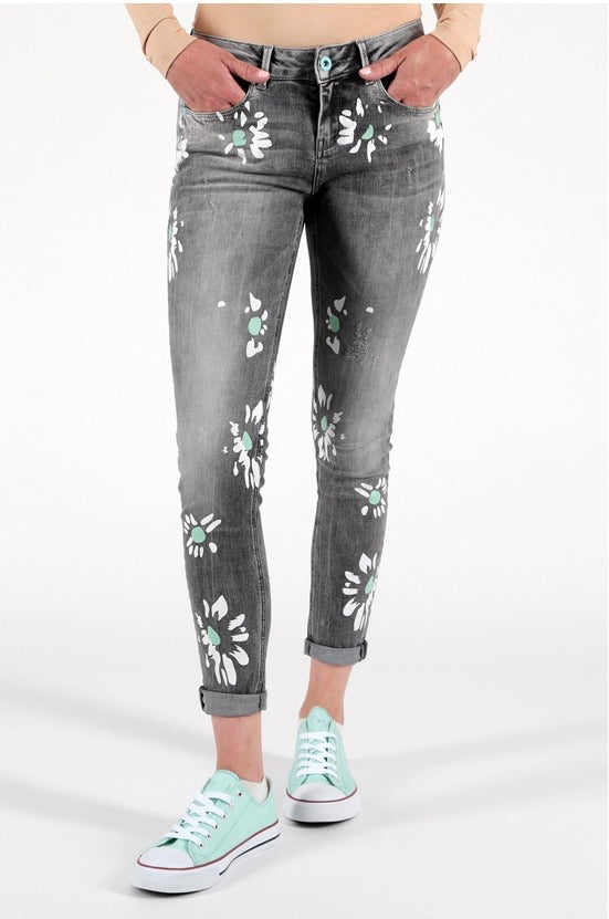 Mod Damen Jeans Flower SP21-2015