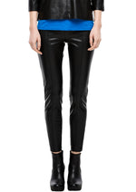 S. Oliver Damen Lederimitat  Legging 2033237